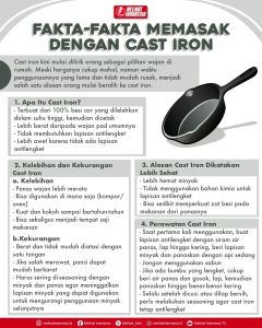 Menguak Rahasia Dapur Kelebihan Memasak Dengan Wajan Cast Iron Dibanding Teflon Untuk Pengalaman Kuliner Terbaik