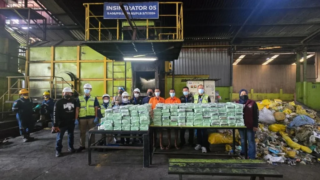 Bareskrim Beri Pukulan Telak Musnahkan Ratusan Kilogram Sabu Jaringan Internasional Tailan Aceh
